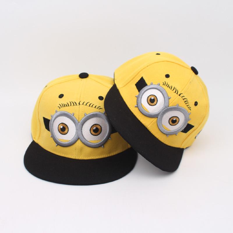 Minioned Baseball Cap Anime Kids Adult Funny Travel Hip Hop Sun Visors Kawaii Hats Boys Girls Cartoon Embroidered Hat Kids Gift