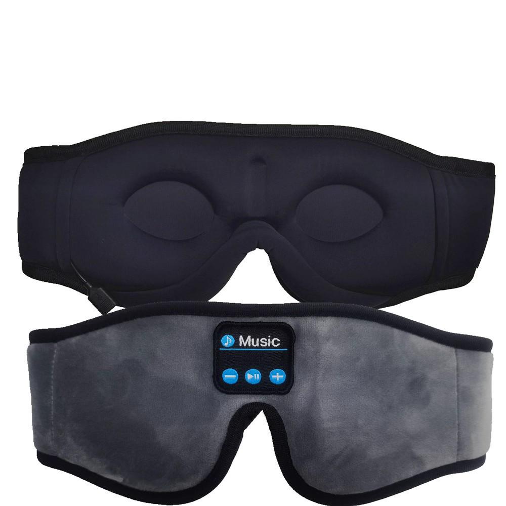 3D Bluetooth Stereo Sleep Mask with Light Blocking & Eye Fatigue Relief