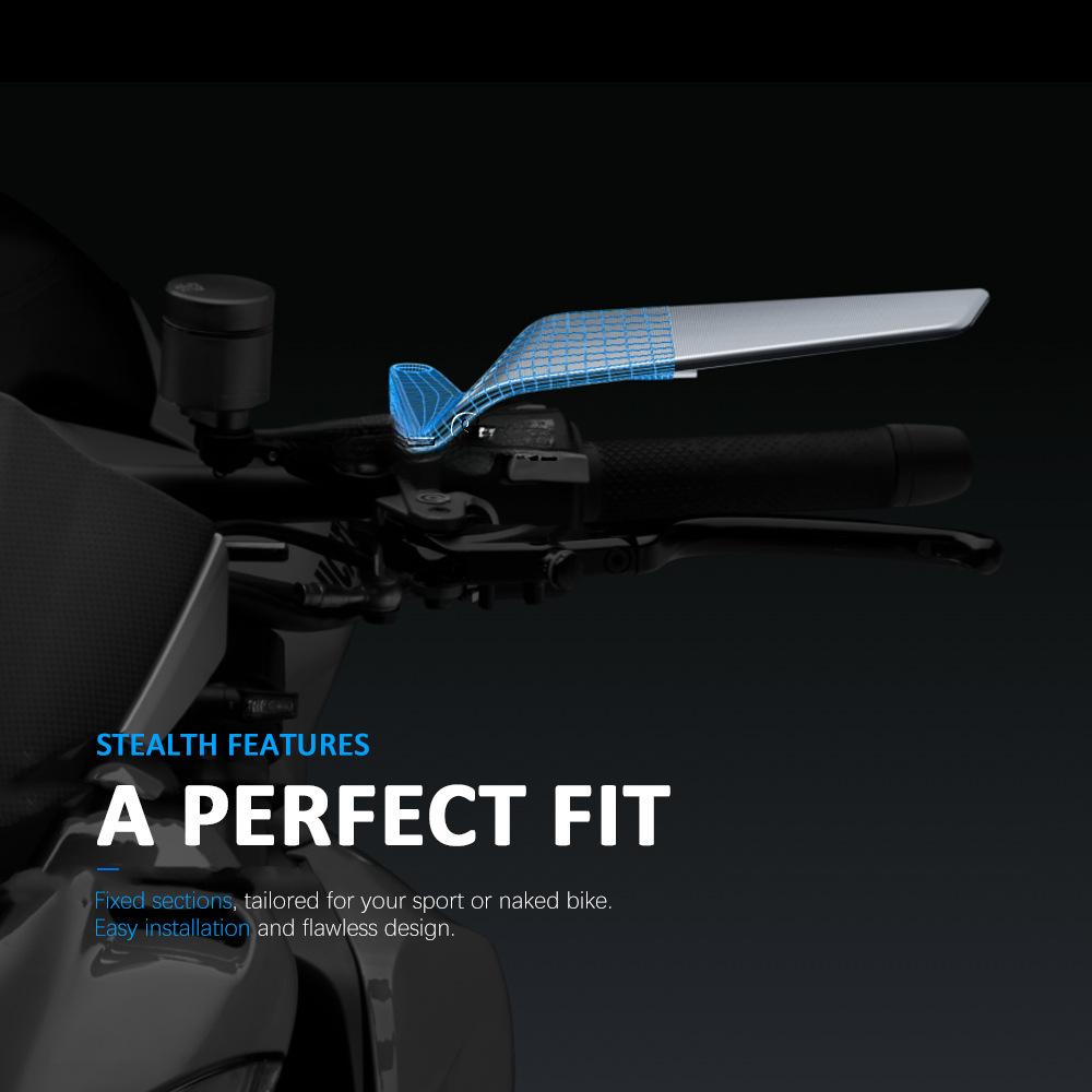 For Ducati Diavel 1260 S Motorcycle Accessories Adjustable Fixed Wind Wing Rearview Side Mirror