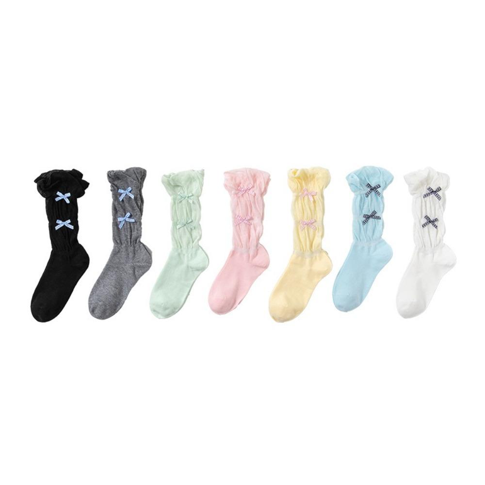 

Y2K Mesh Leg Covers Lace Pile Sock New Hosiery Girl синій
