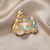 Vintage Bunny Pin With Electroplated Finish For Unisex Animal Collectible Accessory