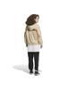 Adidas Wording Fleece Magic Beige Size Women's Loose-Fit Full-Zip Hoodie, (IK9893), J/L (JSY18/IEH71)