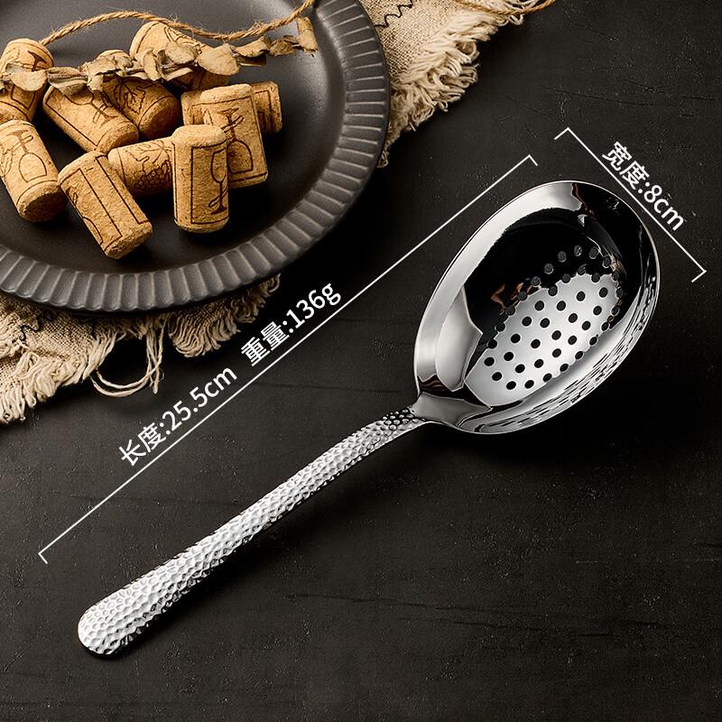 ZISIZ 18/10 Edelstahl Schöpfkelle mit langem Griff