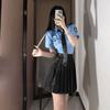 Sexy Lingerie Pleated Skirt Hottie Shirt Police Policewoman Flight Attendant Uniform Cosplay Business Wear Nightclub