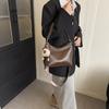 Retro handbag simple underarm bag women's new simple versatile commuter bag large-capacity shoulder bag