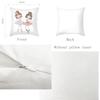 1Pcs Princess Ballerina 45x45cm Cushion Covers for Living Room Bedroom Home Decorative Sofa Cushion Case Car Throw Pillow