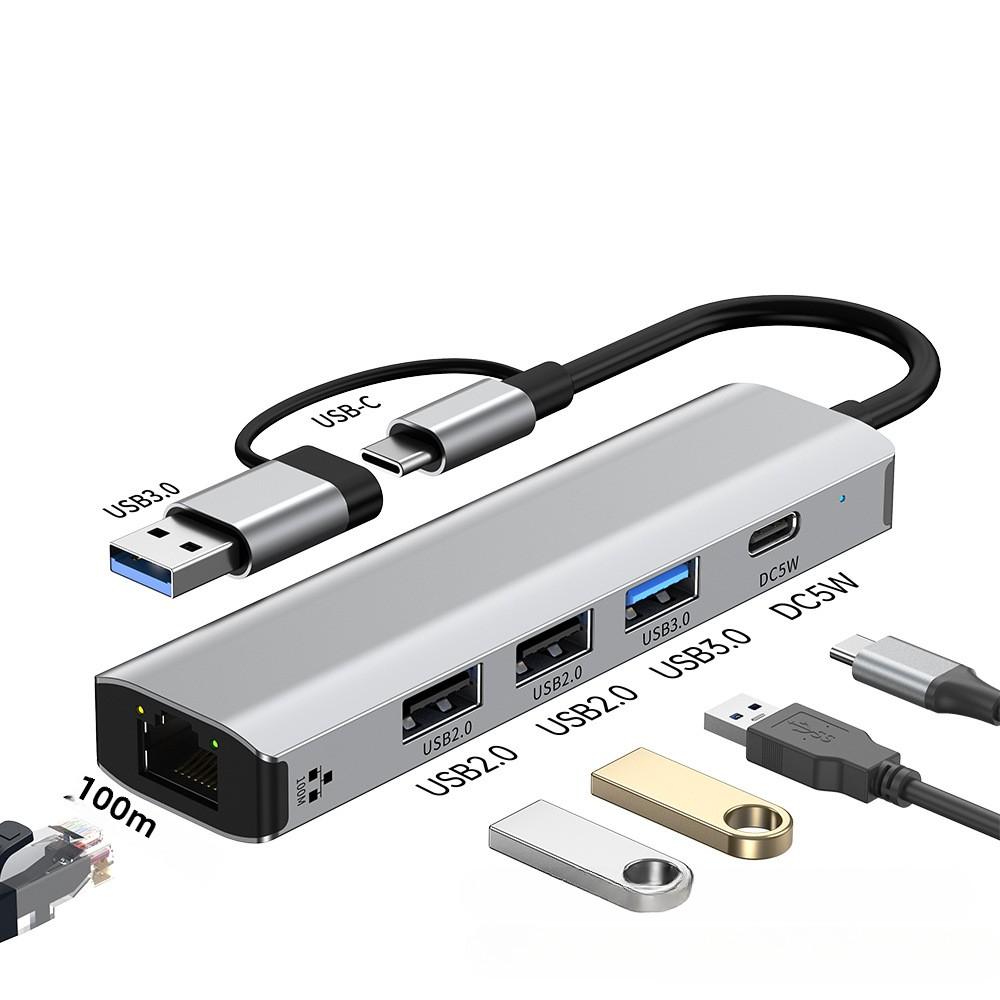 USB C To RJ45 Ethernet Adapter 100Mbps Type C To LAN Network Converter for Laptop PC MacBook