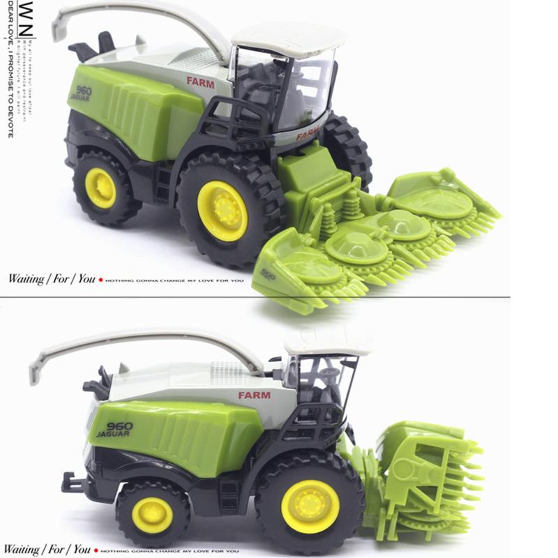 1/42 Simulation Harvester Alloy Farm Vehicle Model Toy Birthday Gift Party Favor Toy for Kids Children