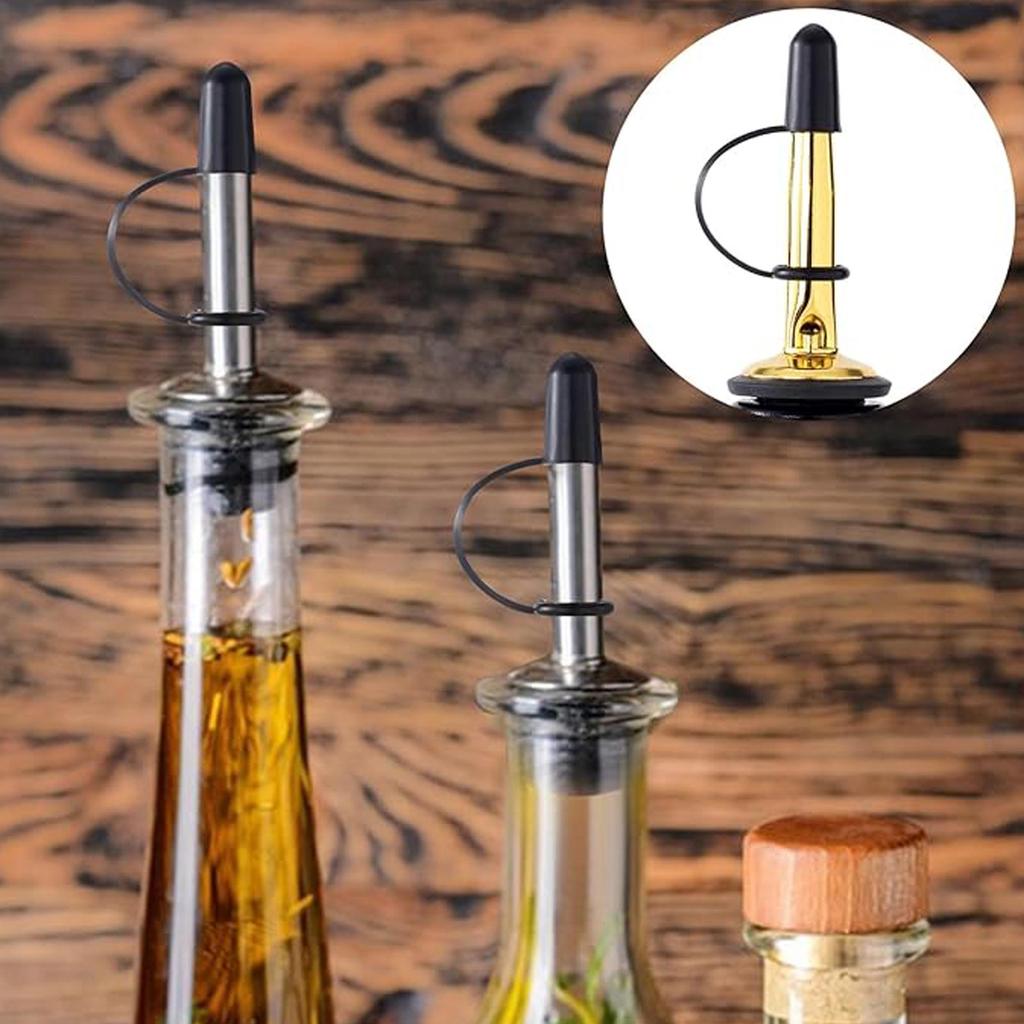Silicone Olive Oil Pourer Caps 48PCS Anti-Drip Leak-Proof Bottle Toppers Nozzle Covers for Seasoning Bottles, Oil Dispenser