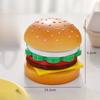 Reusable Rotating Desk Calendar Non-slip Bottom Fun Burger Table Ornament  Desk Decoration