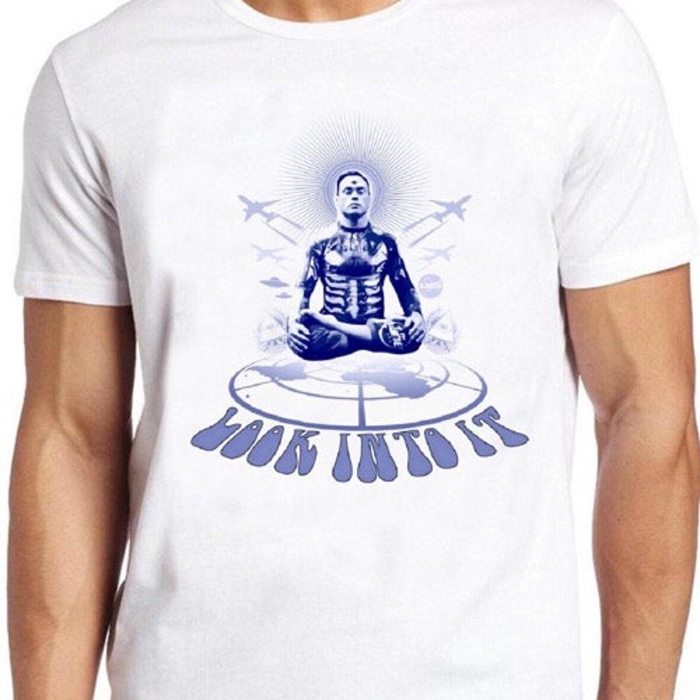 

Футболка 230GSM 100% хлопок Футболка Look Into It Футболка Eddie Bravo Jui Jutsi 3rd Eye Wide Open Cool Gift Tee 139