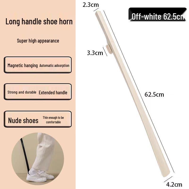 Magnetyczny łyżkodrap do butów z długą rączką - Premium podnośnik do butów dla seniorów i kobiet w ciąży