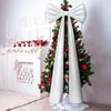 71 Inches Christmas Extra Large Velvet Bow Giant Xmas Tree Toppers Bows for Home