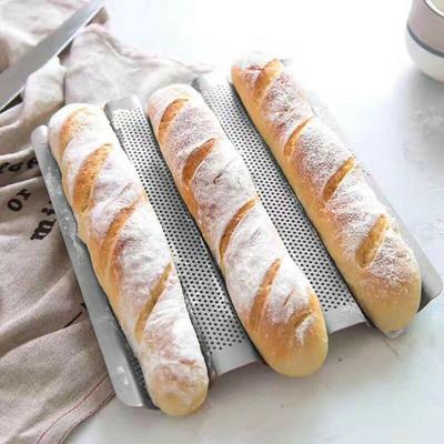 Baguette-Pfanne, französische Brotbackform, Backformen, Rillenwellenform, Kuchenofen, Gebäckblech, Geschirr, Kochzubehör, Toaster-Werkzeug