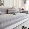 Solid Color Chenille Non-Slip Cat-Resistant Sofa Cushion, Modern Minimalist Style for Living Room and Bedroom Decor