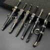 Ancient Weapon Key Chain 12cm Scabbard Key Ring Mini Sword KeyChain  Gift