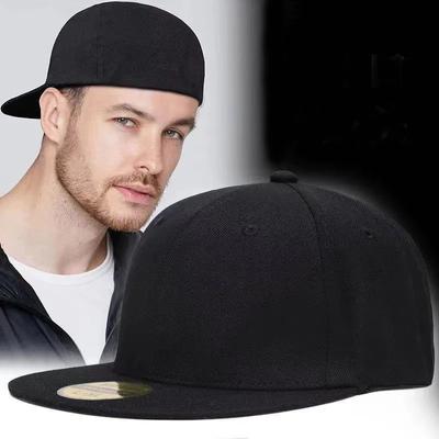 Street Hip Hop Style Casquette de baseball unisexe Camping en plein air Randonnée Casquette plate Chapeaux de protection solaire de plage Casquettes de golf Chapeau de camionneur Chapeau noir scellé à l'arrière