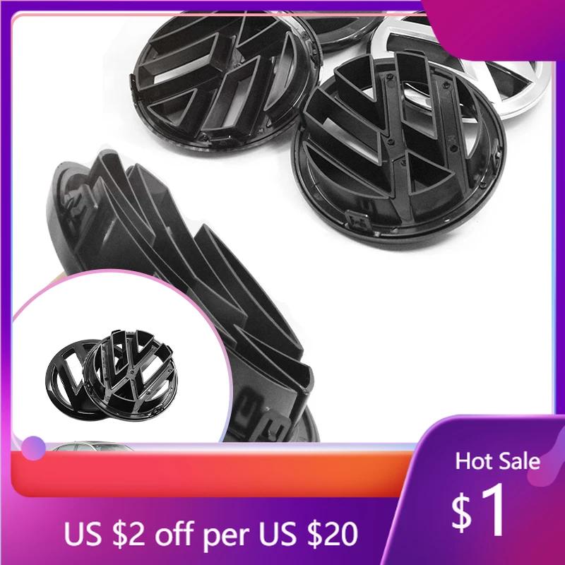 VW GTI GOLF Valve Stems Caps 2026 Hot Volkswagen VW Hot Aerials 1Pcs 56D853630C 135mm 113mm Car Logo Front Bonnet Hood Rear Tail
