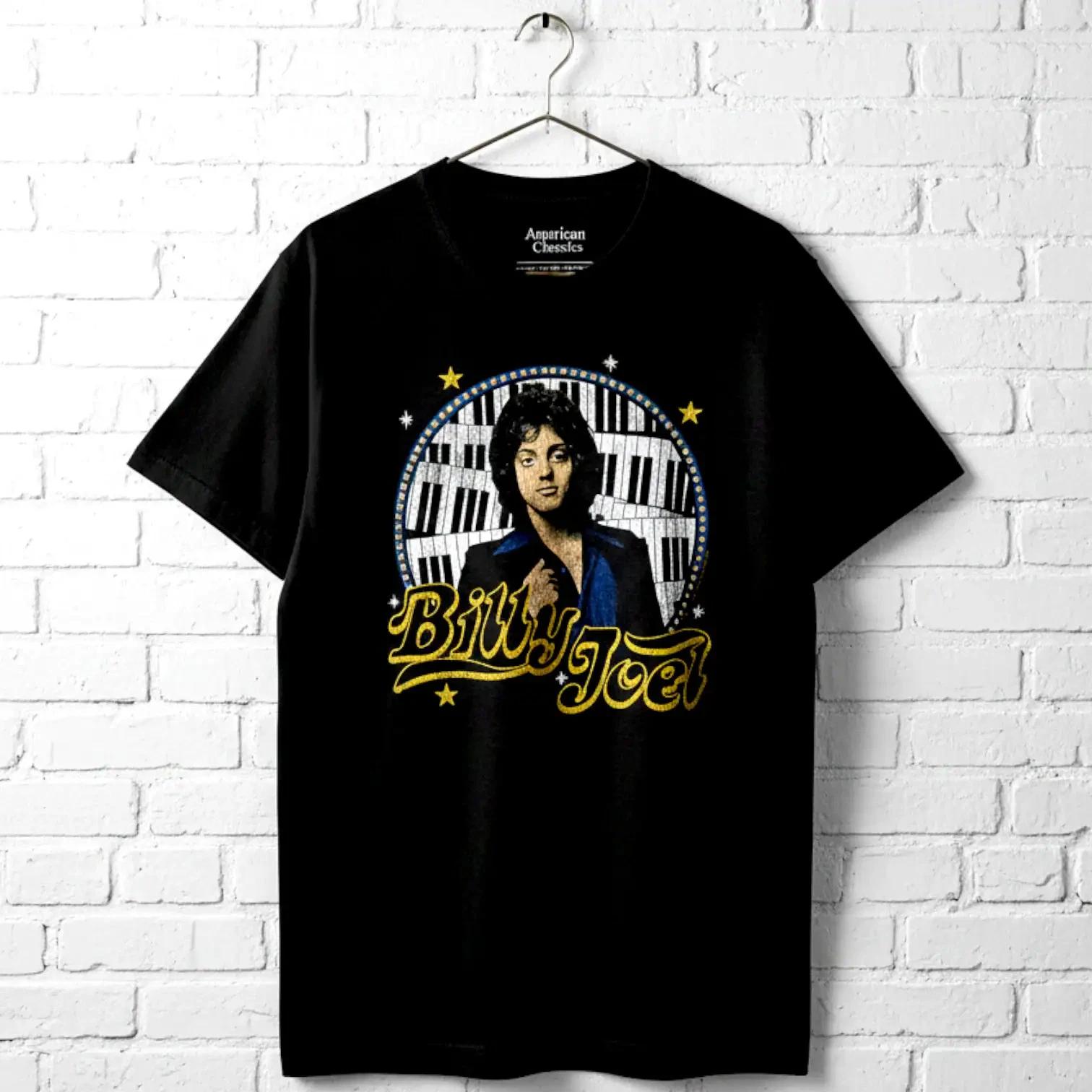 Billy Joel Pop Star Men s T Shirt XXXL