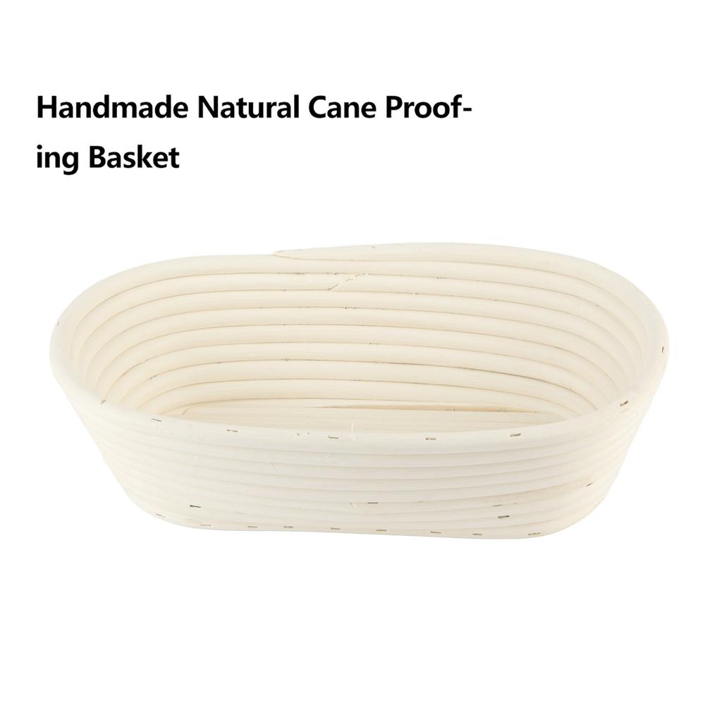 Panier de levage Banneton en rotin naturel non blanchi fait main Kit de pâte à pain
