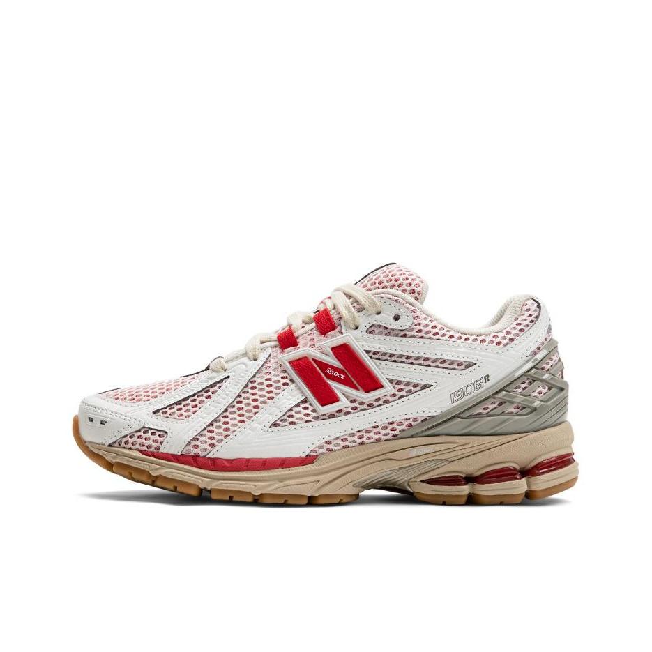 New Balance 1906R Sea Salt True Red Unisex Sneakers White Pebble M1906RO