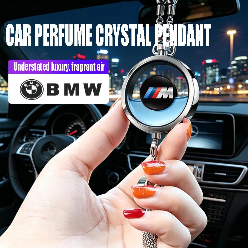 1Set Car Perfume Pendants Air Freshener Metal Lace Pendant Accessories For BMW X1 X2 X3 X5 X4 X6 X7 iX3 F20 F10 F07 E70 E46 E90 XB5