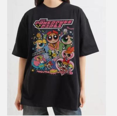 MAGLIETTA VINTAGE POWERPUFF GIRLS Maglietta Unisex in Cotone Morbido Regalo Raro per Lui Regalo