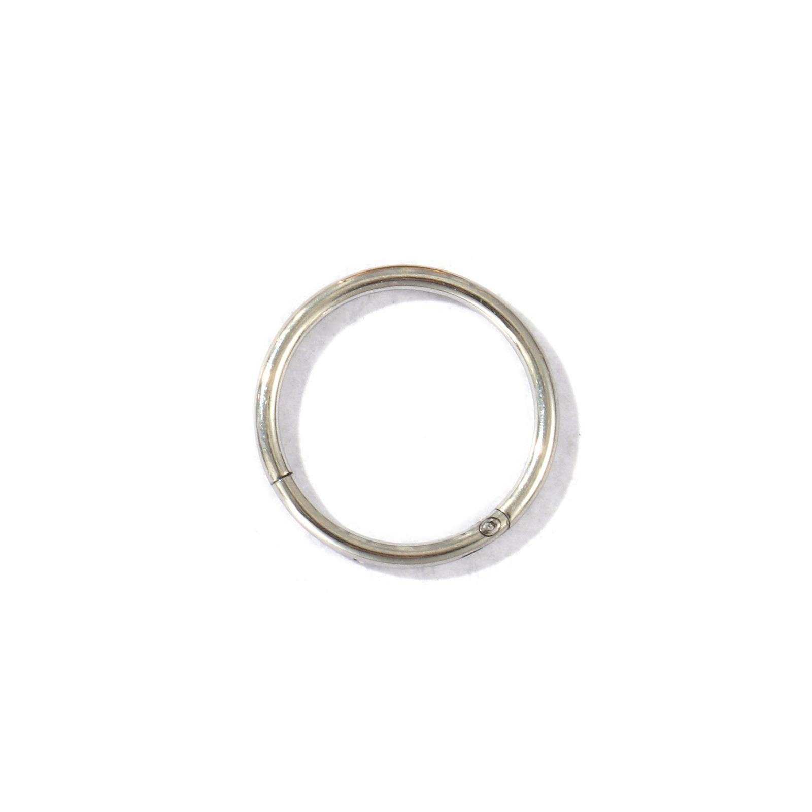 

2PC 316 Stainless Steel Piercing Jewelry Hinged Segment Clicker Hoop Ring Clasp Round Nose Rings Hoop Ear Earrings Body Piercing