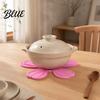 Durable Silicone Coaster Petal Shaped Coaster Heat Resistant Mat