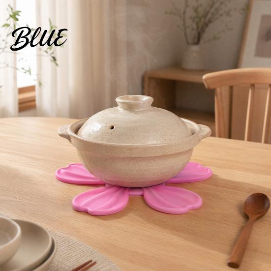 Durable Silicone Coaster Petal Shaped Coaster Heat Resistant Mat