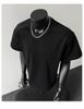 2026 Summer Men's Trendy Japanese Retro Patchwork Heavyweight Loose Casual T-Shirt