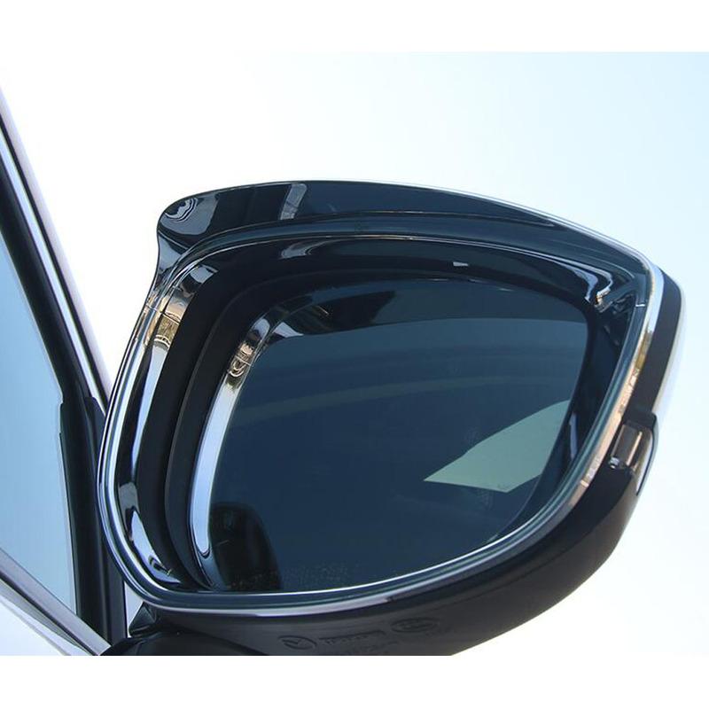 For Mazda 3 Mazda3 Axela M3 Rear View Side Glass Mirror Trim Frame Rain Shield Sun Visor Shade Hoods Eyebrow