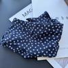 Ladies Spring Cotton Lovely Cherry Blossom Dot Wrapped Hip Wide Hem Mid Waisted Briefs