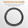For Honda 37-38.5cm Round Steering Wheel Cover Ultra-Thin Micro Fiber Leather Accord HRV CRV Elysion Inspire ZRV Odyssey TSX CRZ