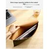 1/3pcs Pu Leather Folder A4 File Bag Multi-function Storage Bag Data Storage Bag Briefcase Exam Data Bag