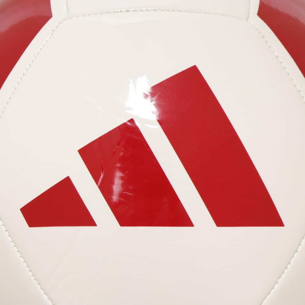 adidas EPP Club Soccer Size AF5935WR x Size and Ball, 5, (White Red, 5, Men's Women's)