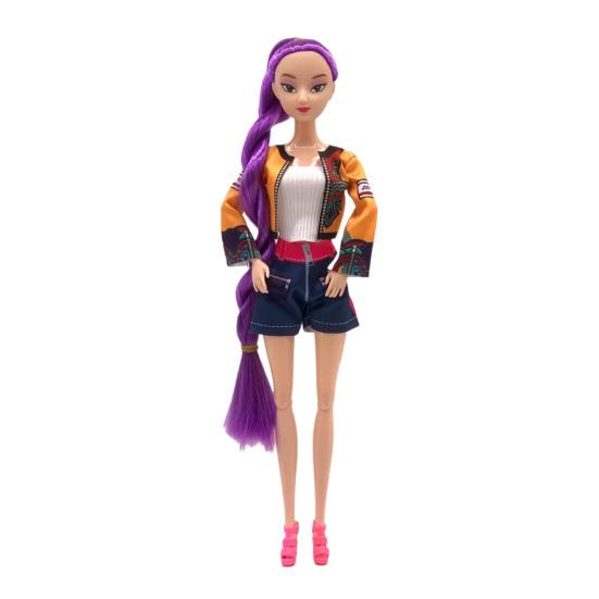 1/3Pcs 11-Inch Kpop Hunter Girl Doll Animated Movie Inspired Movable Joints Girl Action Figure Collectible Toy Decoration Ornament Fans Gift