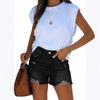 Women's Denim Classic Versatile High Waist Fashionable Shorts
