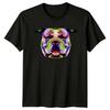 Bulldog Dog Breed Colorful Graphic Tee Unisexs TShirt Unisexs Top Unisex