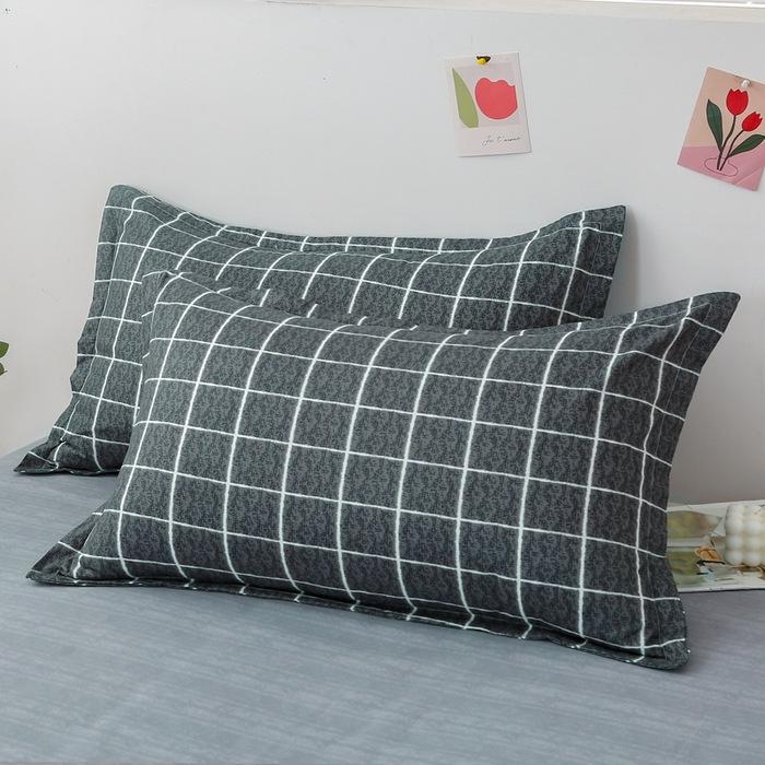 Aloe Vera Cotton Printed Pillowcase Pair, Standard Size 48x74 Cm