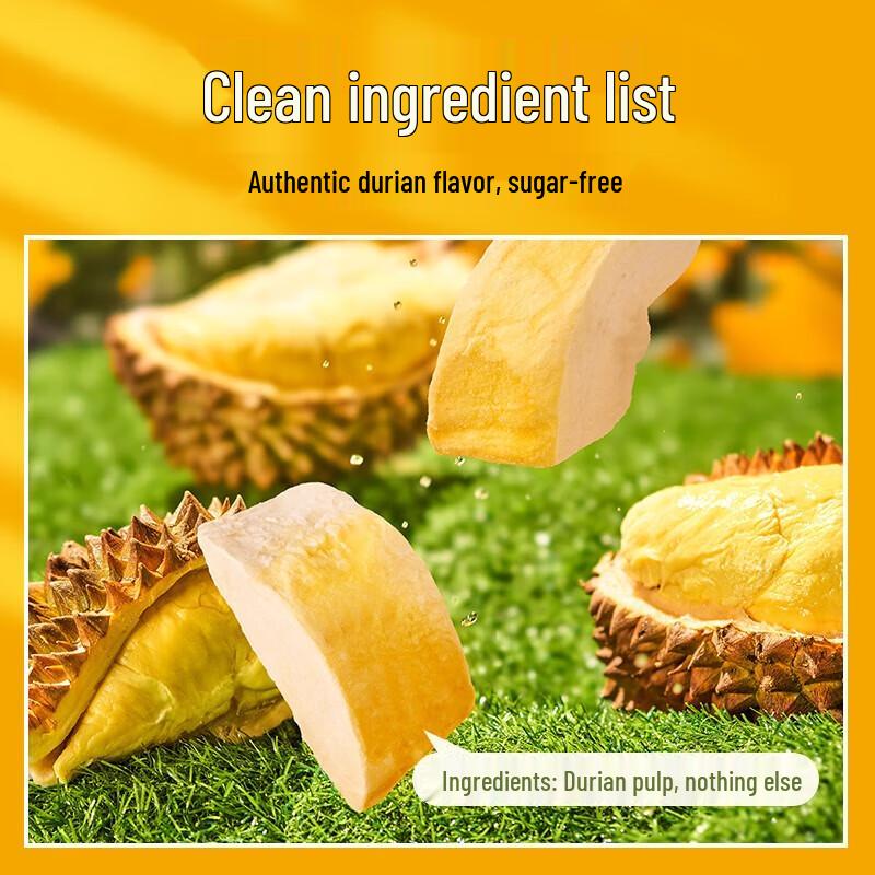Thai Golden Pillow Freeze-Dried Durian Crisps