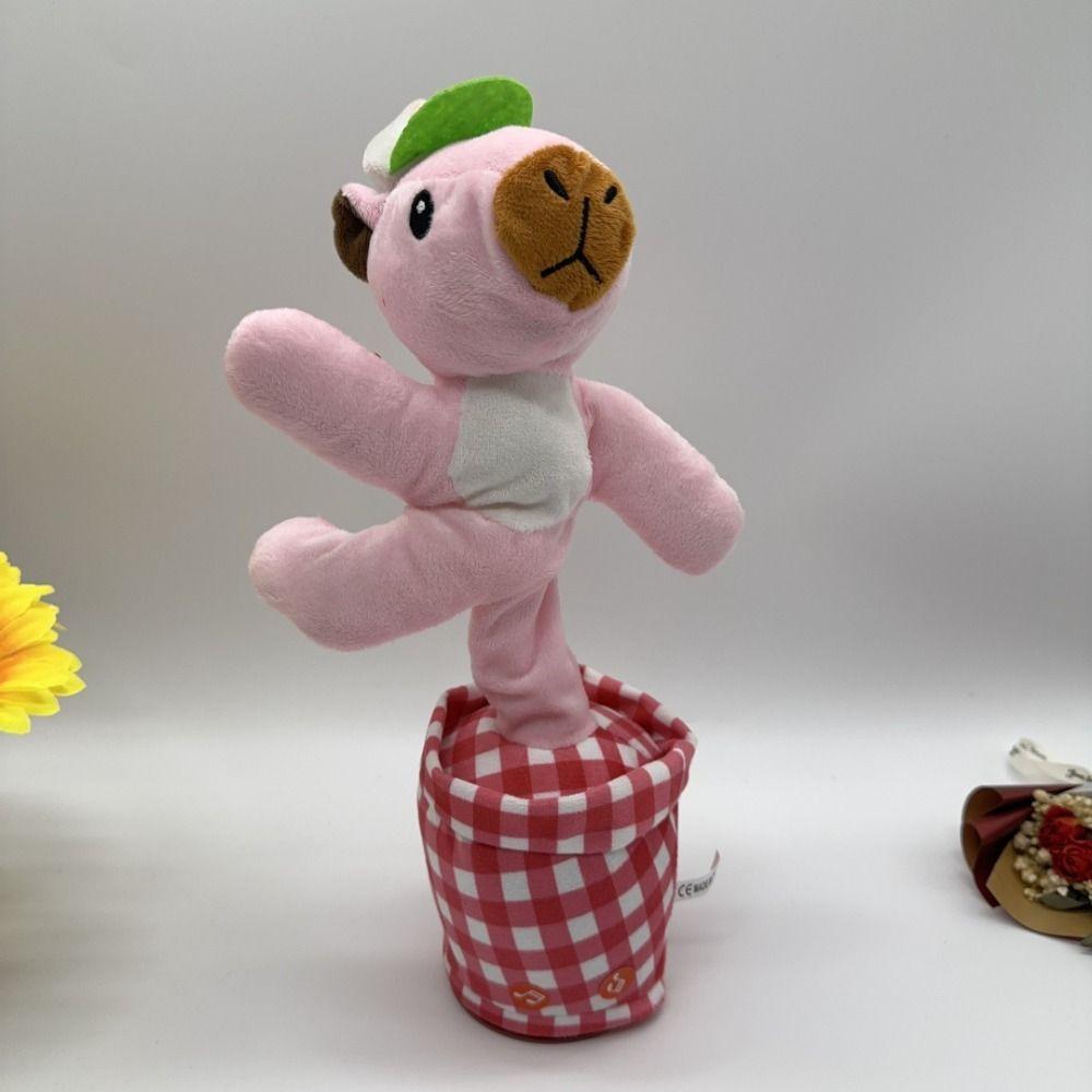 Dolphin Dancing Repeat Talking Plush Toys Capybala Talking Plush Toys  Party