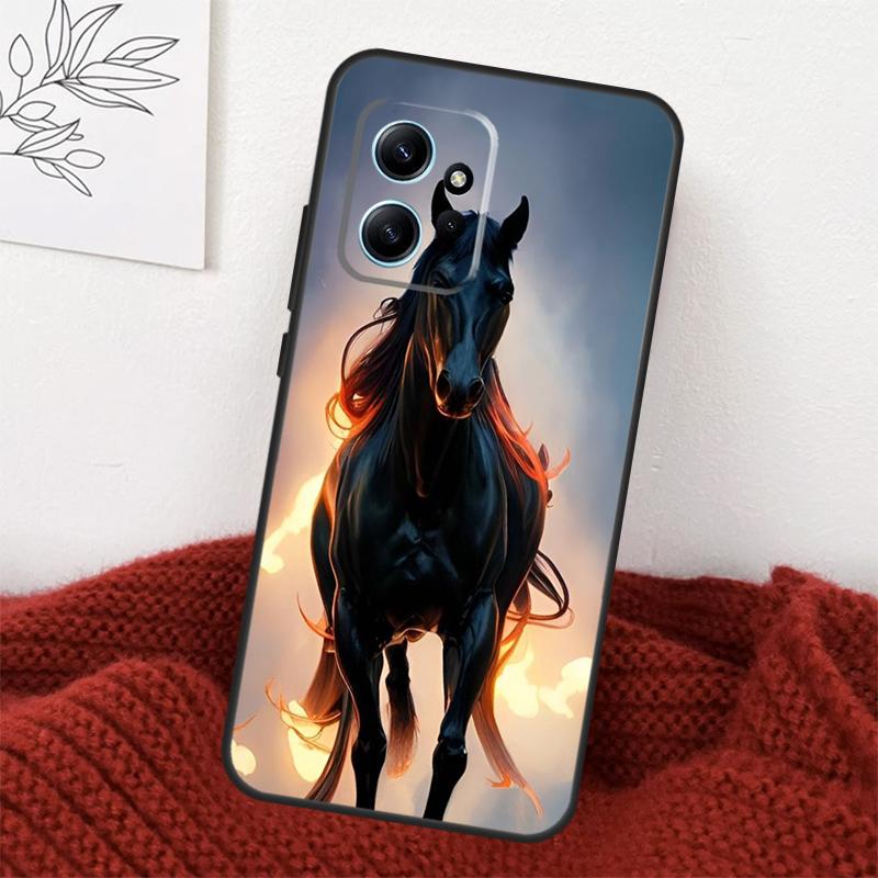 Animal Majestic Painting Horse Case For Xiaomi Redmi Note 13 10 11 12 14 15 Pro Plus Cover For Redmi 15 15C 14C 10C 12C 13C