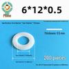 Thickened Nylon Plastic Flat Washer: Hard Plastic Gasket M2-M16