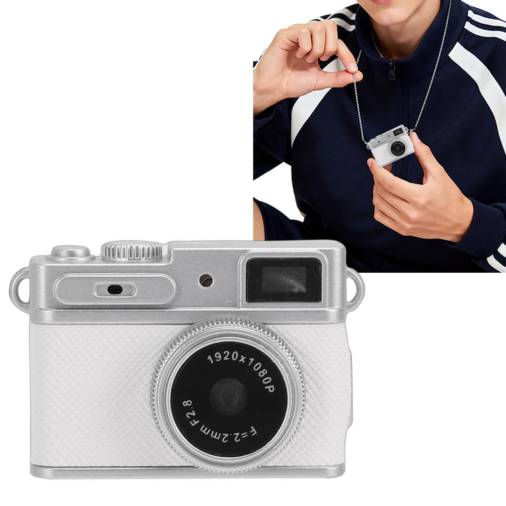 Keychain Digital Camera 1080P FHD Tiny Video Camera 0.96in Screen Vintage Portable Video Recorder