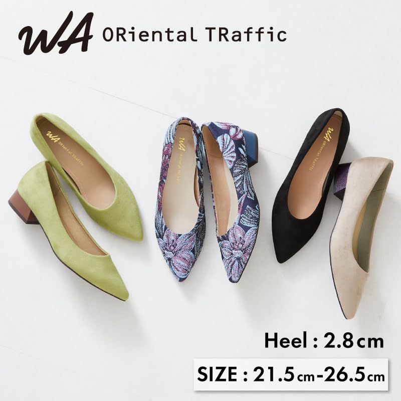 Women's Pointed-toe Pumps, Available In Large and Small Sizes, Comfortable To Walk In, with a Thick Heel and Thick Cushioning. Product Code: 42302.