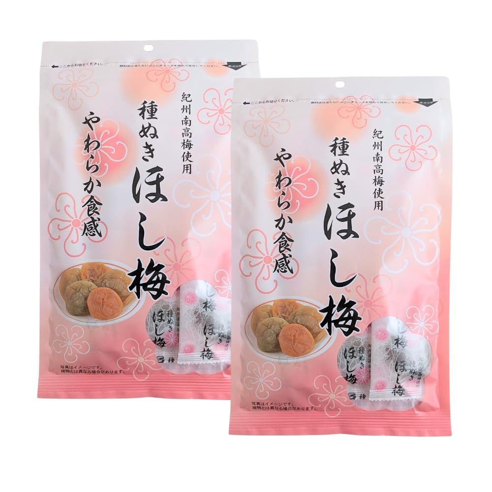 Maruchou Foods Seedless Dried Plum 80g Made Kishu Nanko Soft Texture Unsorted Standard (2-piece set 80g)