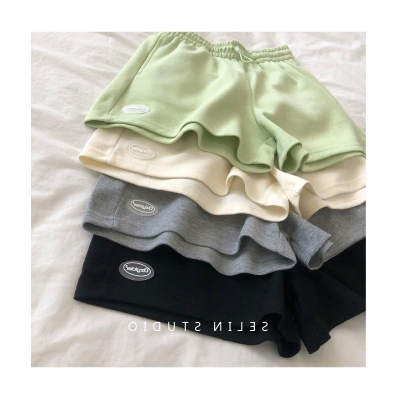 Sommer Freizeit Atmungsaktiv All Match Locker Zuhause Weites Bein Hotpants Student Sportshorts Weiblich