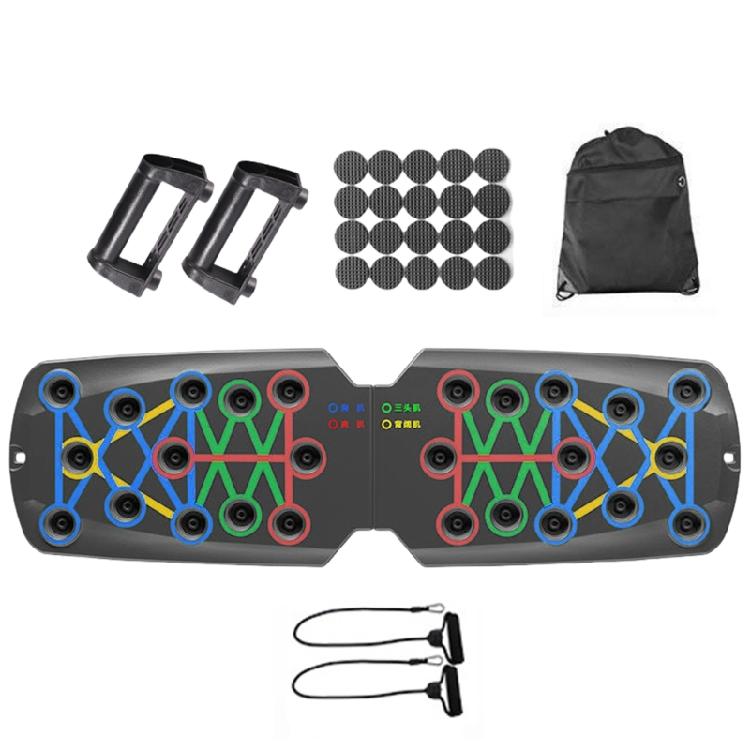 Liegestützständer Liegestützbretter Trainingsbrett mit Widerstandsband Liegestützbretter Multifunktionales Liegestützbrett Equipment