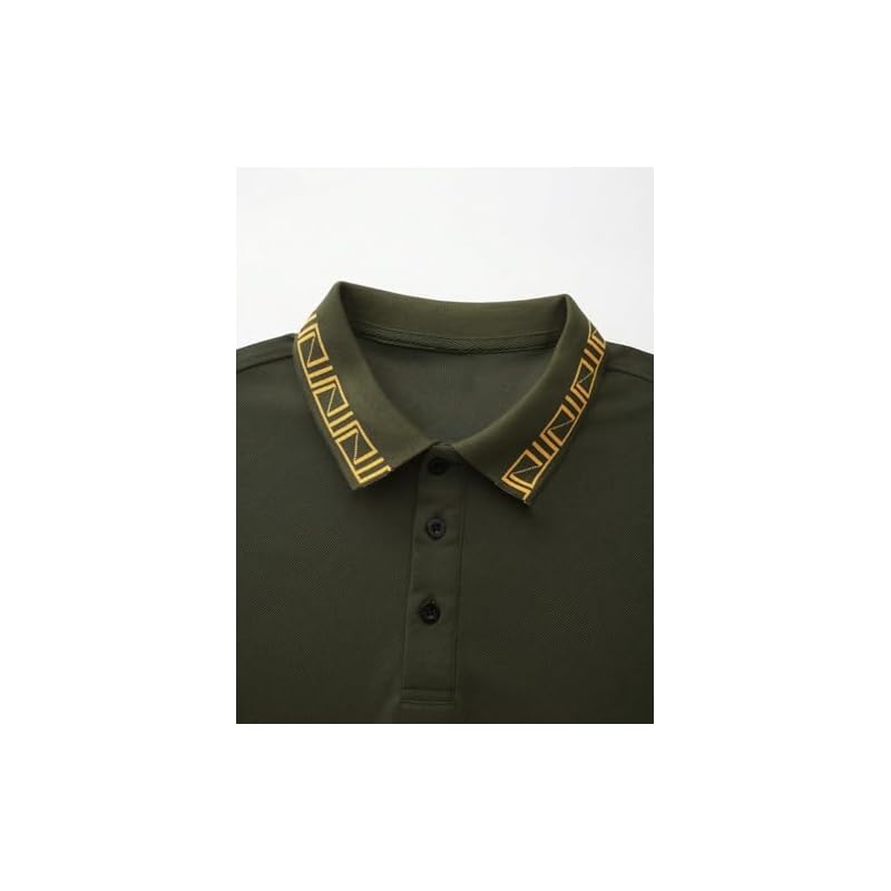 Greciilooks Solid Regular Fit Polo Casual For Men Stylish Latest | Half Sleeve T Shirt (GlMt1129_Green )